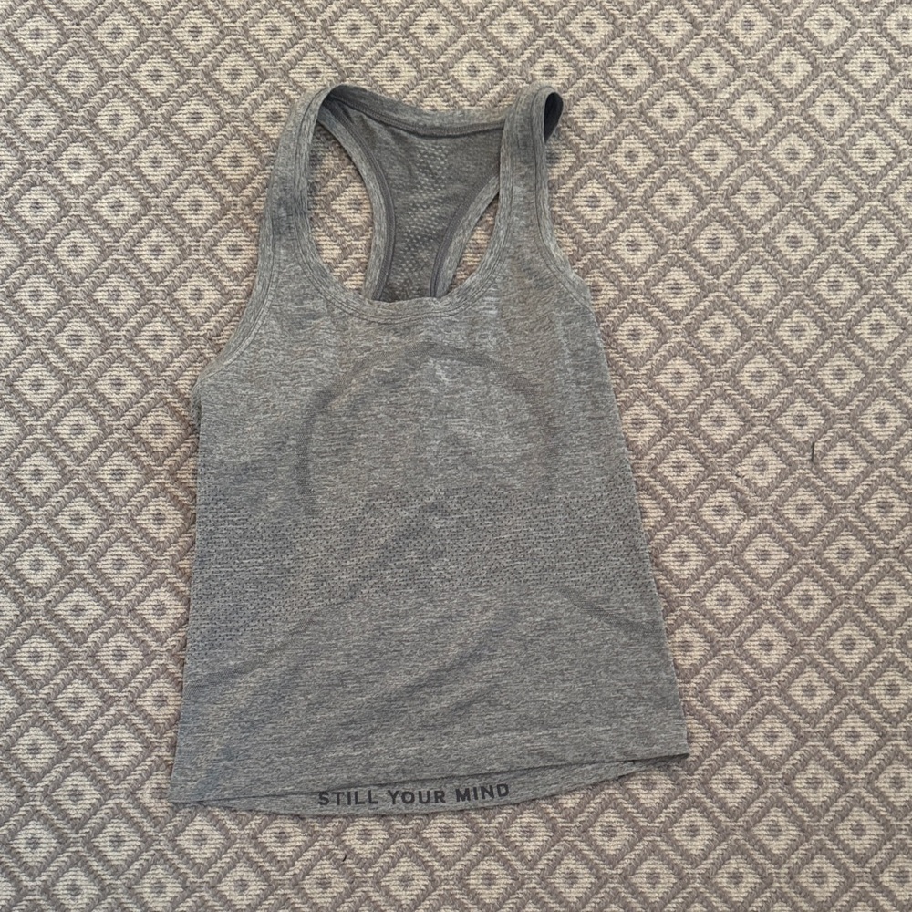 Lululemon Gray Racerback Tank